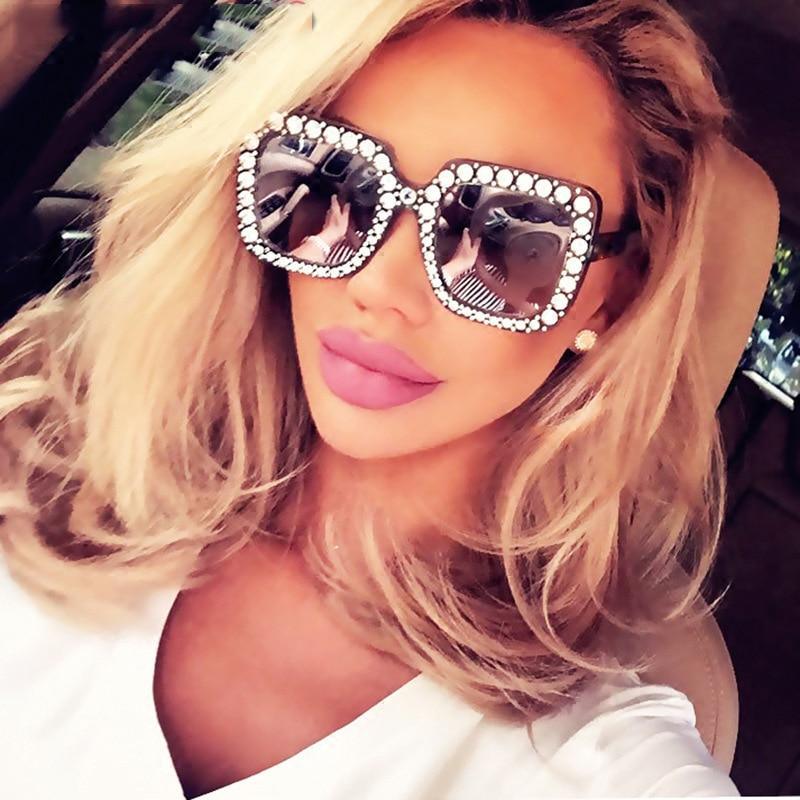 Modern Shining Diamond Sunglasses
