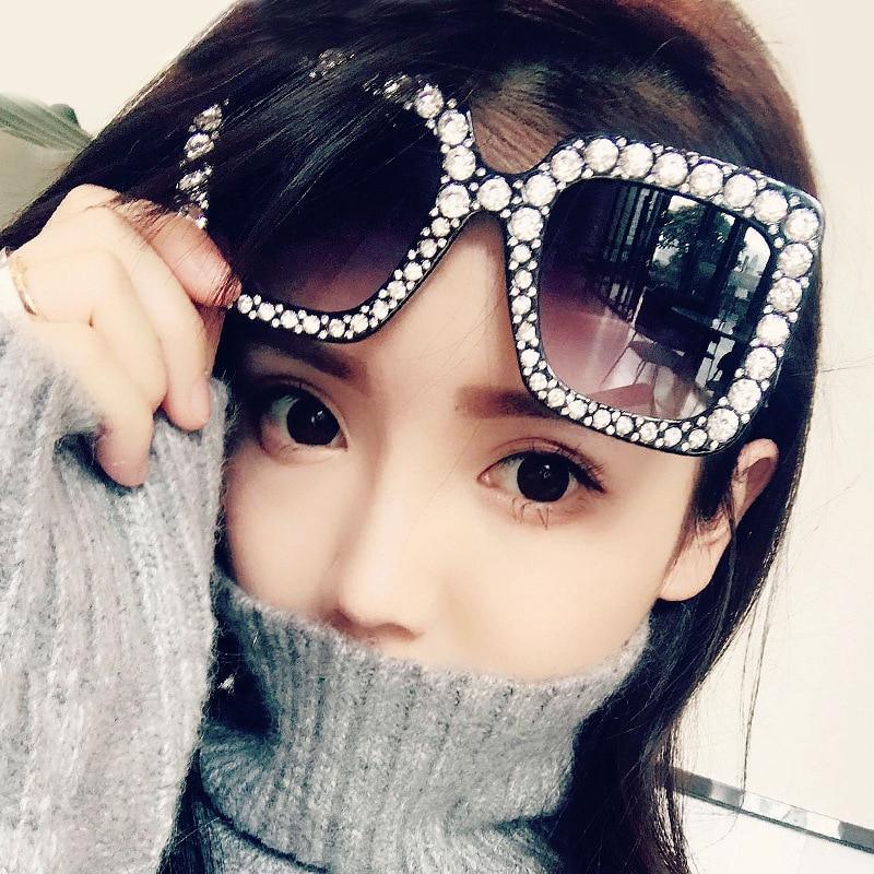 Modern Shining Diamond Sunglasses