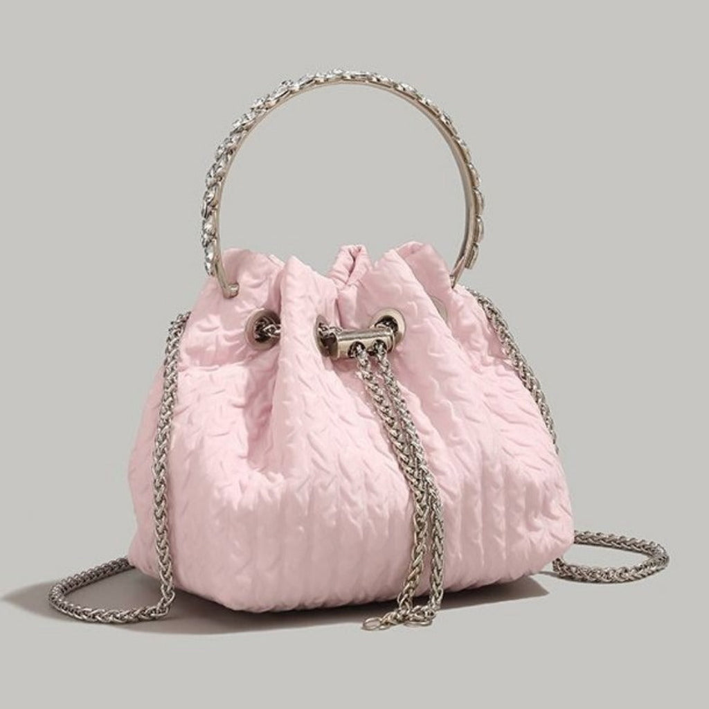 Rhinestone chain handbag