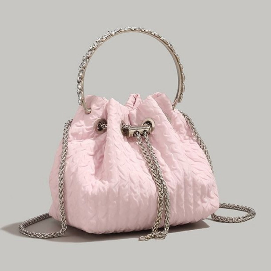 Rhinestone chain handbag