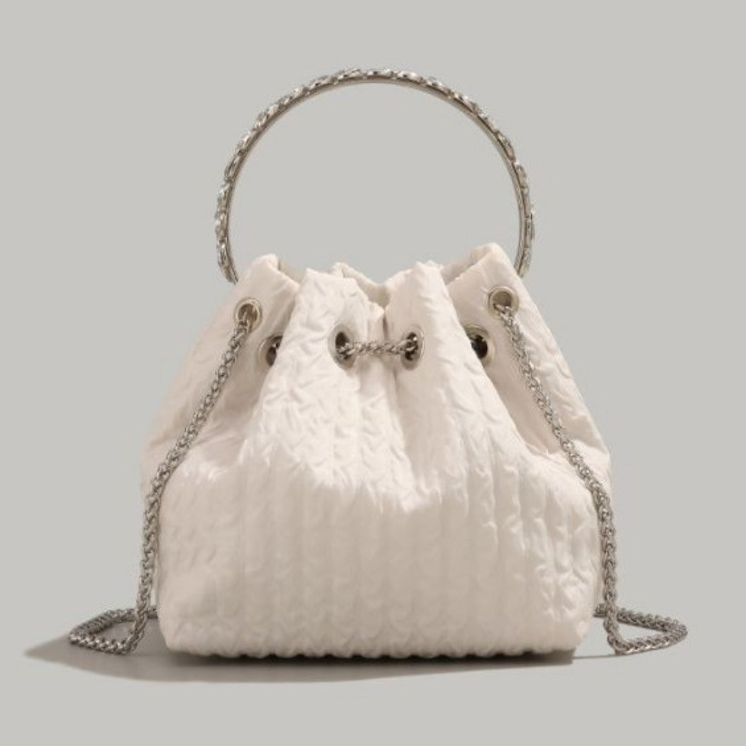 Rhinestone chain handbag