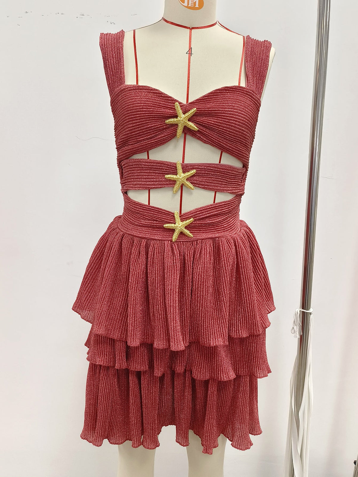 A-shaped cake skirt one-piece beach set sexy