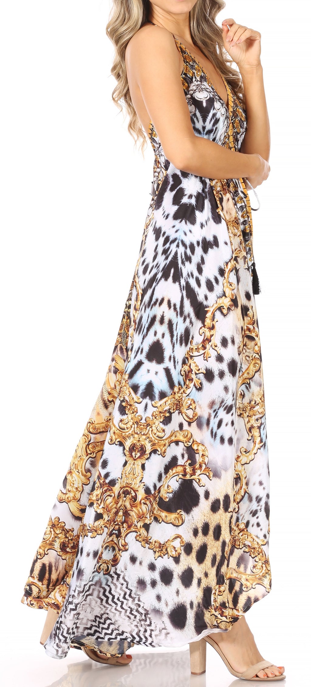 Womens Maxi High-low Halter Handkerchief Long Dress Beach Party