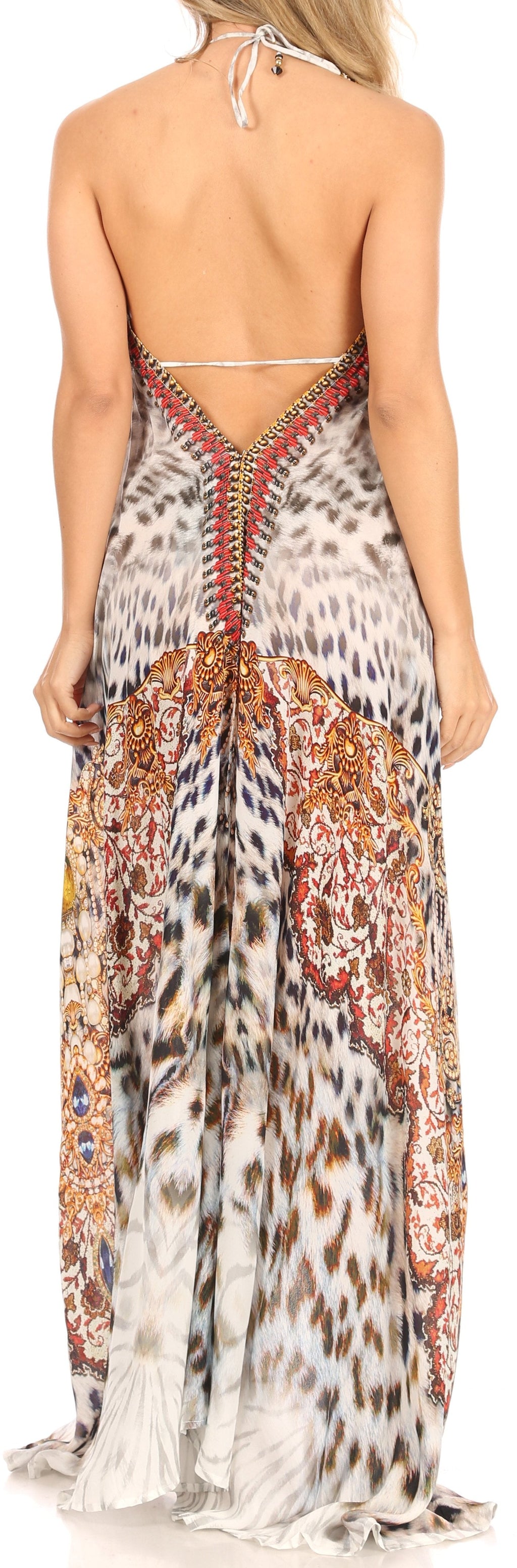 Womens Maxi High-low Halter Handkerchief Long Dress Beach Party