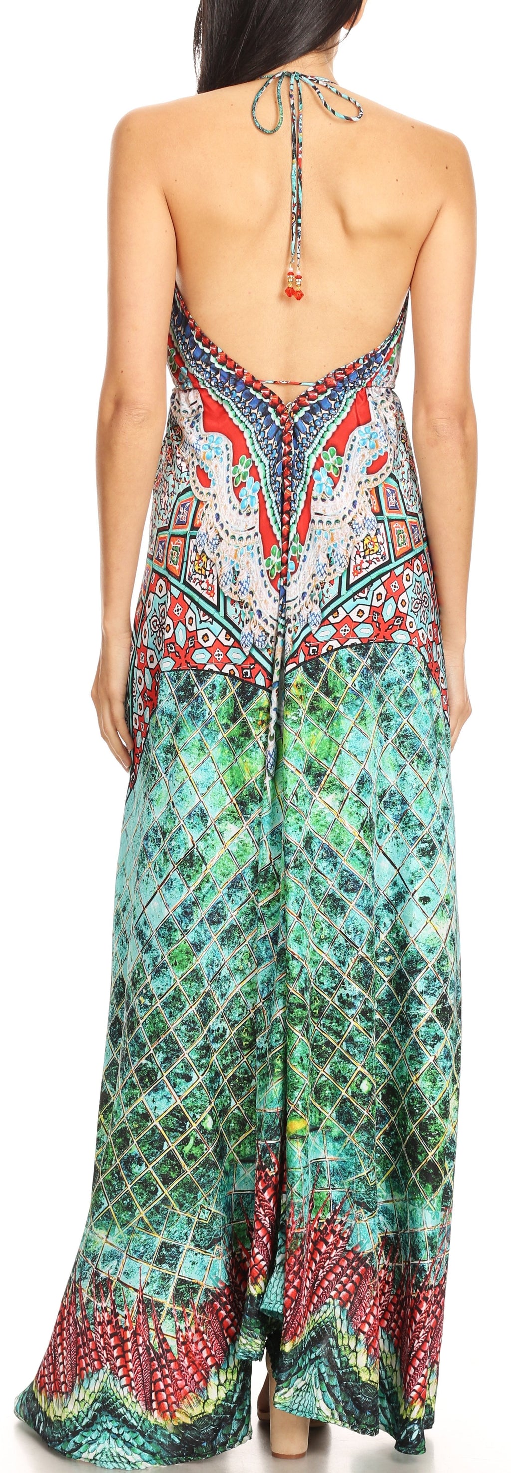 Womens Maxi High-low Halter Handkerchief Long Dress Beach Party