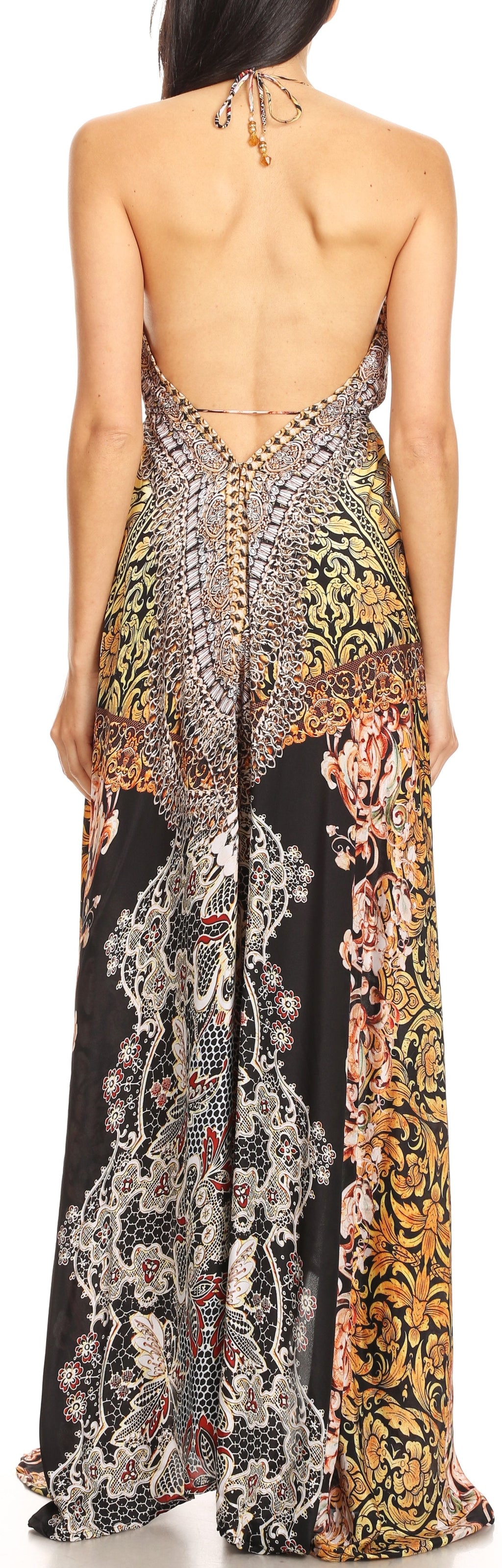 Womens Maxi High-low Halter Handkerchief Long Dress Beach Party