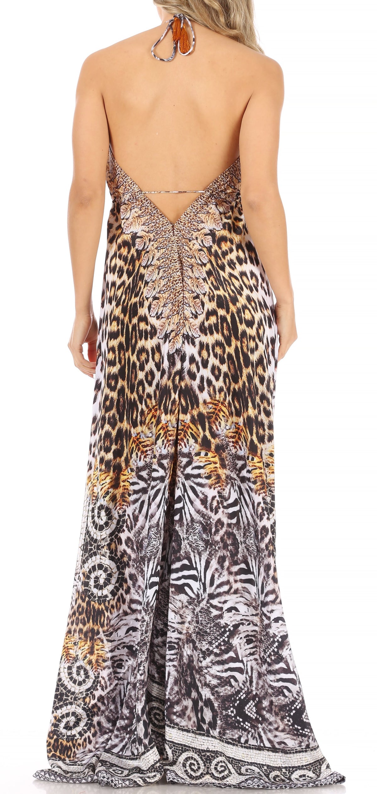 Womens Maxi High-low Halter Handkerchief Long Dress Beach Party