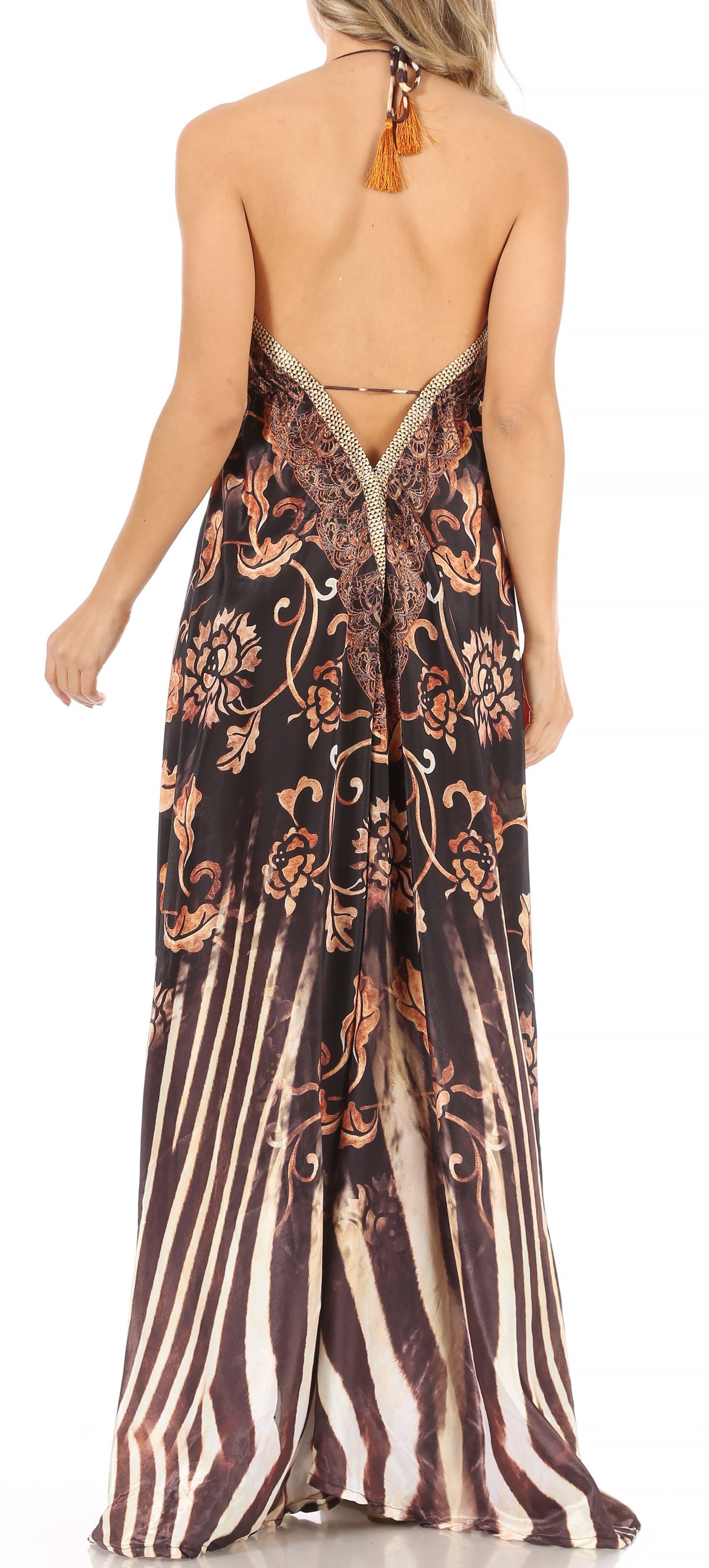 Womens Maxi High-low Halter Handkerchief Long Dress Beach Party
