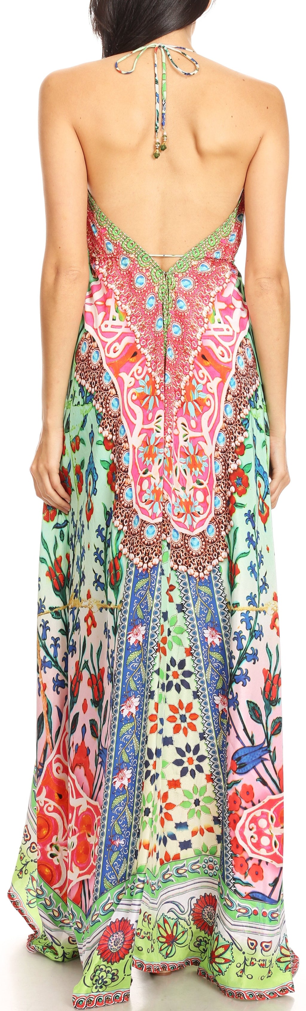 Womens Maxi High-low Halter Handkerchief Long Dress Beach Party