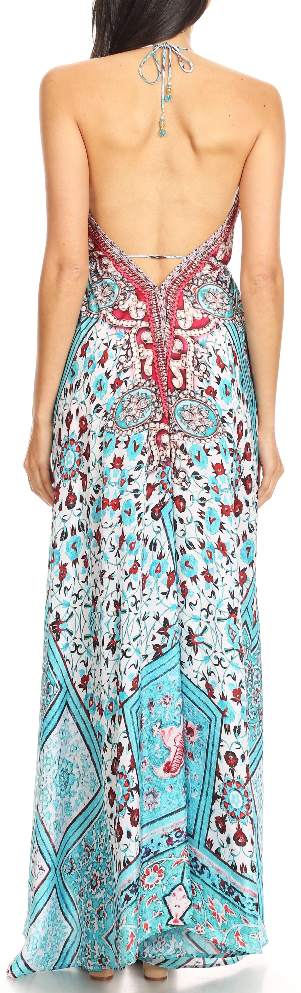 Womens Maxi High-low Halter Handkerchief Long Dress Beach Party