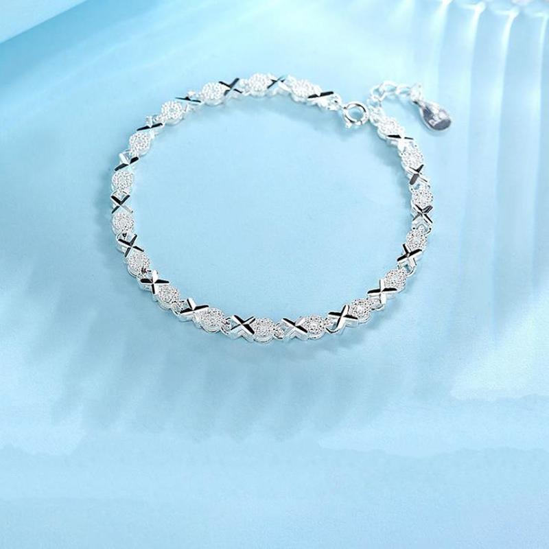 Top Quality Elegant 925 Sterling Silver Luxury Bracelet