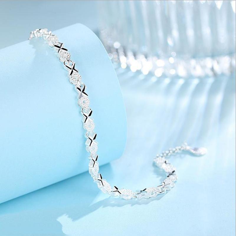 Top Quality Elegant 925 Sterling Silver Luxury Bracelet
