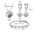 New Style Stamp Silver Color Jewelry Luxury Set