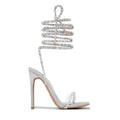 Lace-up Roman Pointed Stiletto Heel Women High Heel
