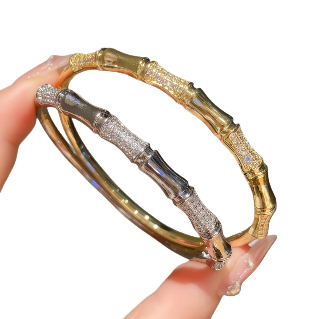 Women's Chinese Style Simple Design Bamboo High-grade Bracelet