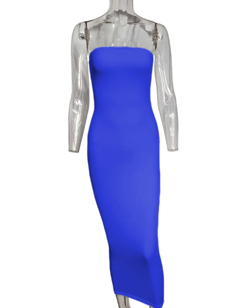 Women's Solid Color Sexy Sleeveless Dress