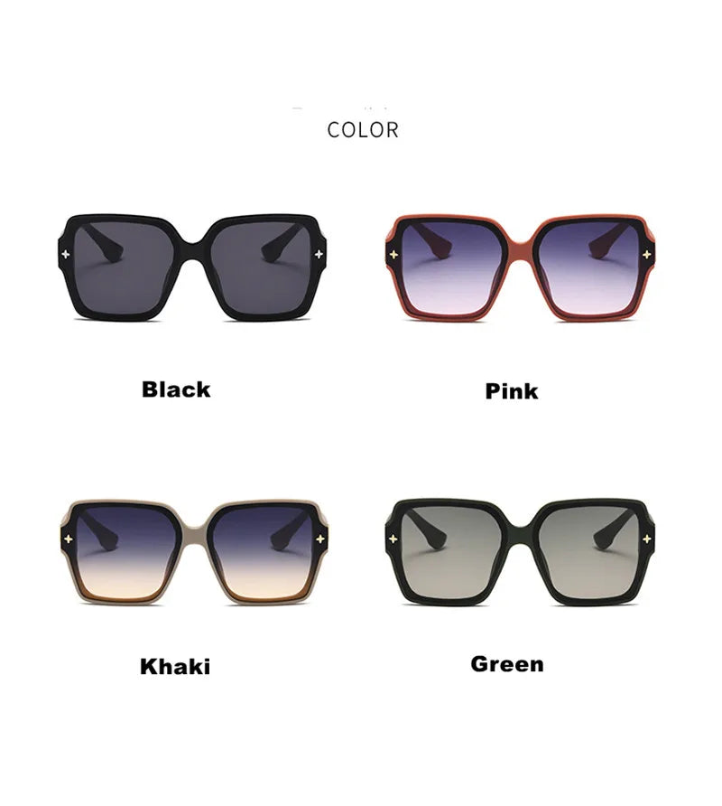 Fashion Square Frame Sunglasses