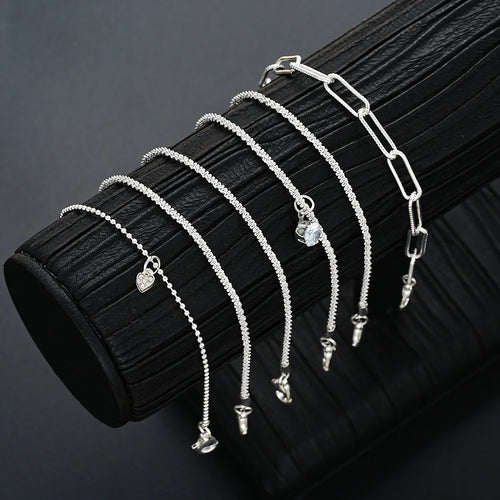 6 Pcs Fashion Gold Color Sparkling Adjustable Bracelets Set