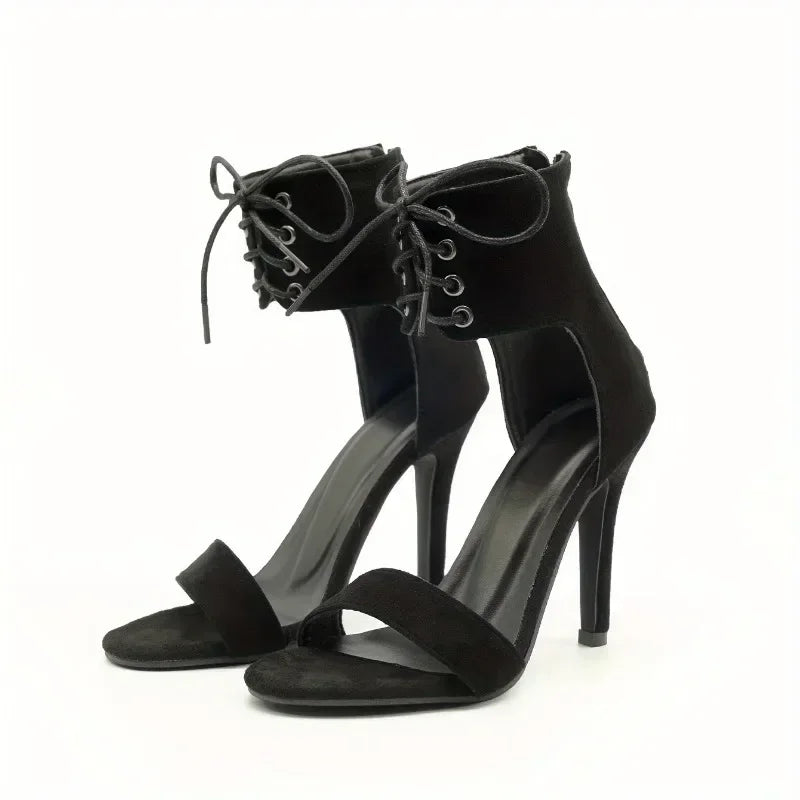 Black Gladiator Sandals