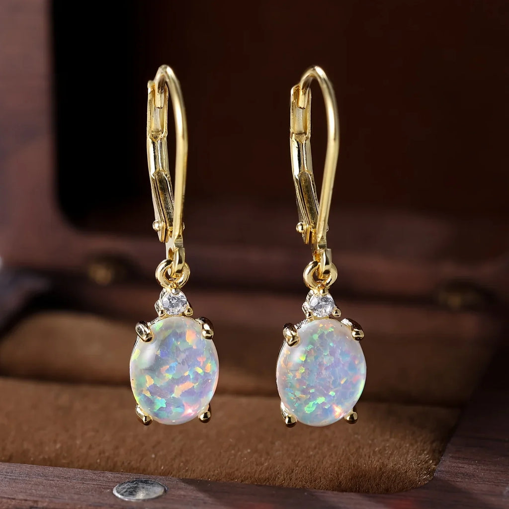 S925 Silver round Crystal Pearl Mother-of-Pearl Earrings