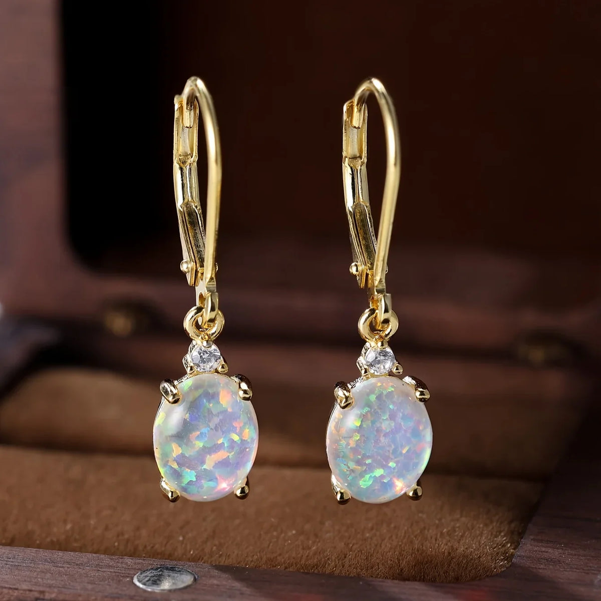 S925 Silver round Crystal Pearl Mother-of-Pearl Earrings