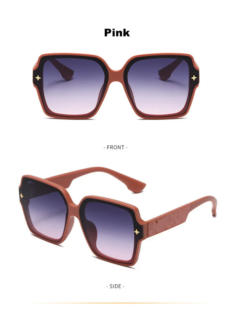 Fashion Square Frame Sunglasses