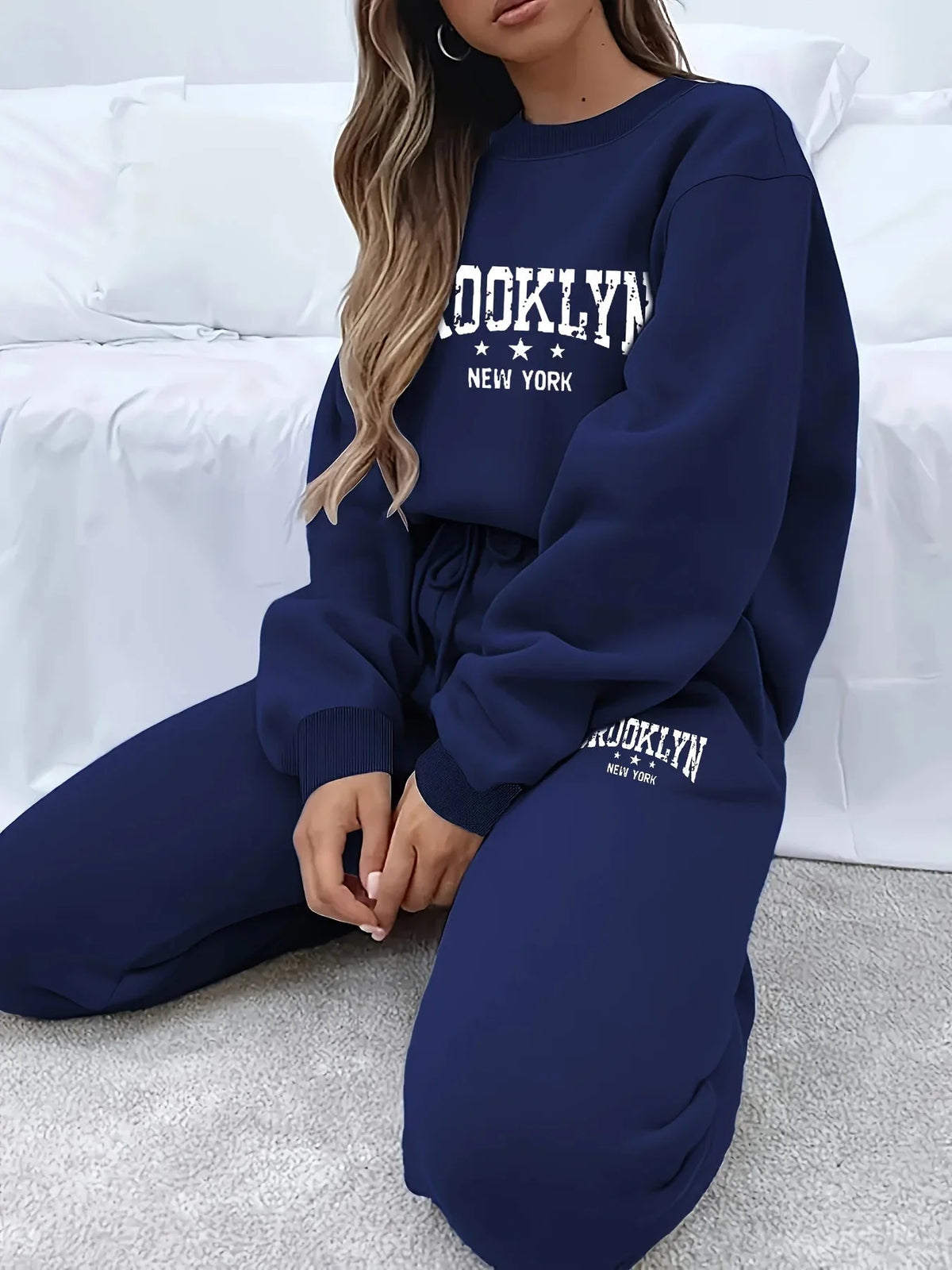 Women’s Plush Hoodie & Pants Sweater Set
