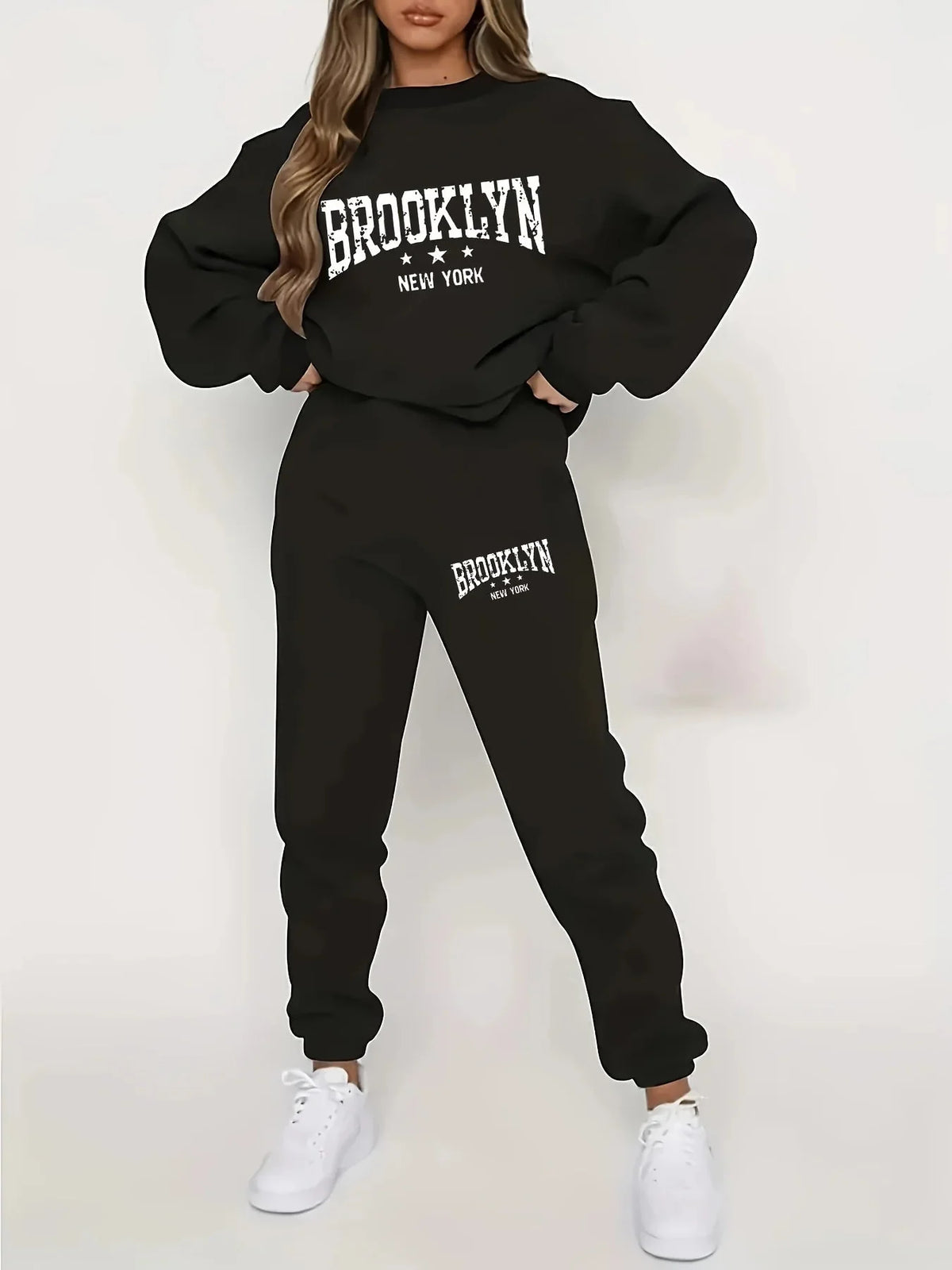 Women’s Plush Hoodie & Pants Sweater Set