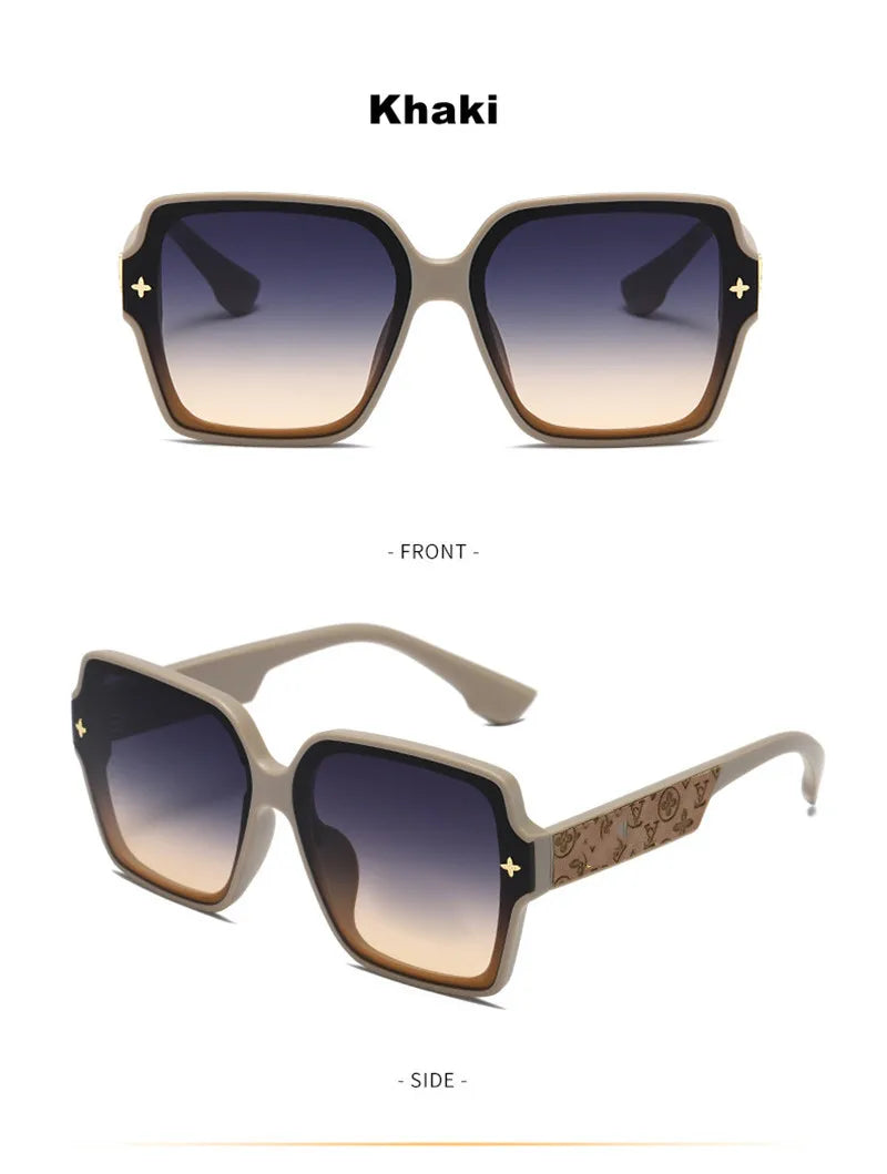 Fashion Square Frame Sunglasses
