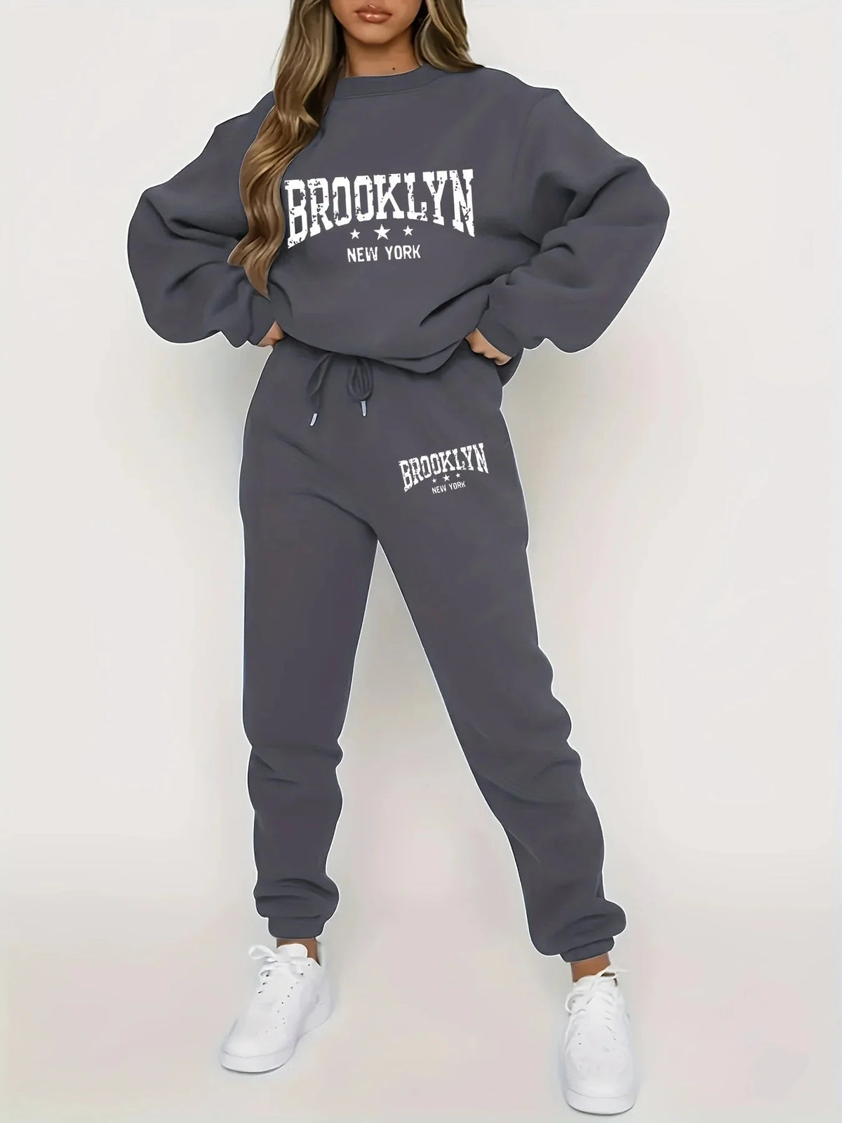 Women’s Plush Hoodie & Pants Sweater Set