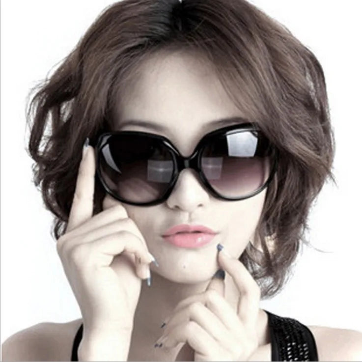 New large frame oval shape sunglasses