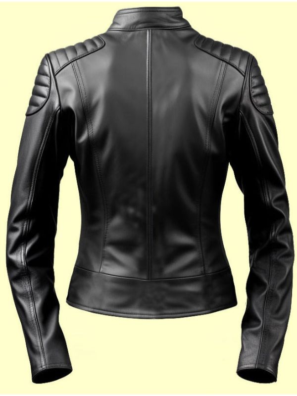 Ava Stylish Black Leather Jacket