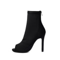 High-heeled Stiletto Boots With Fishmouth.