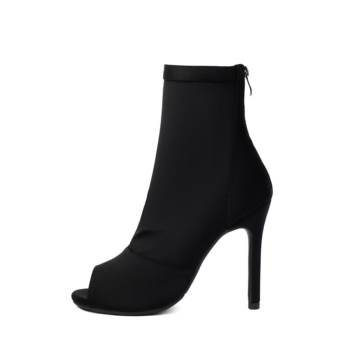 High-heeled Stiletto Boots With Fishmouth.