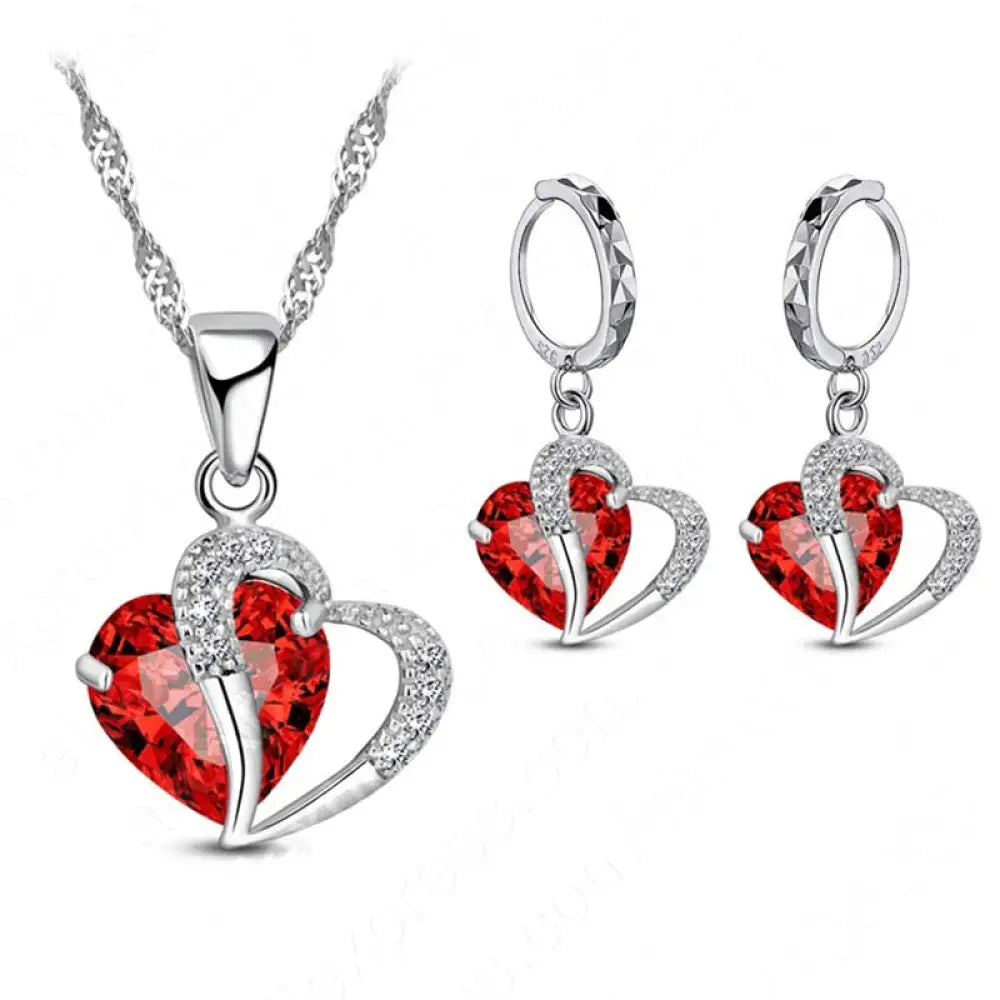 Luxury Women 925 Sterling Silver Necklace