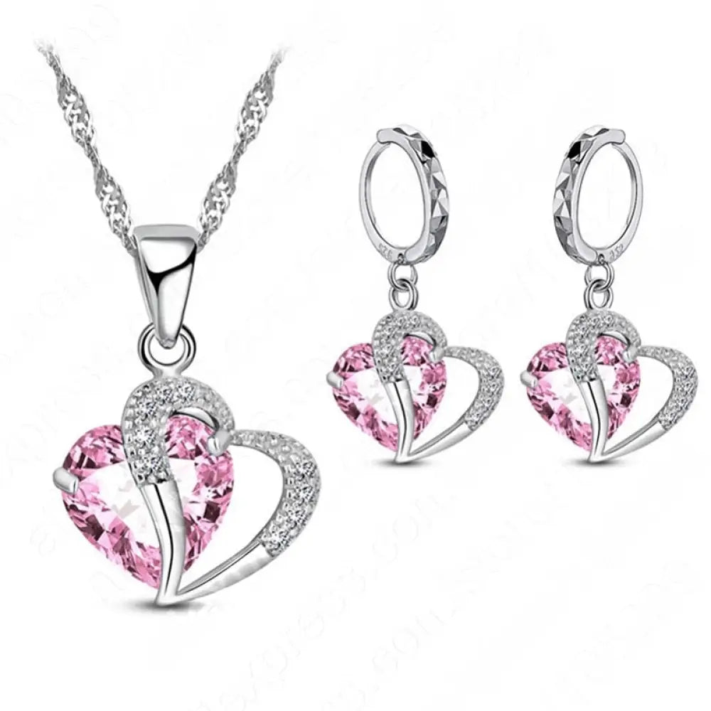 Luxury Women 925 Sterling Silver Necklace