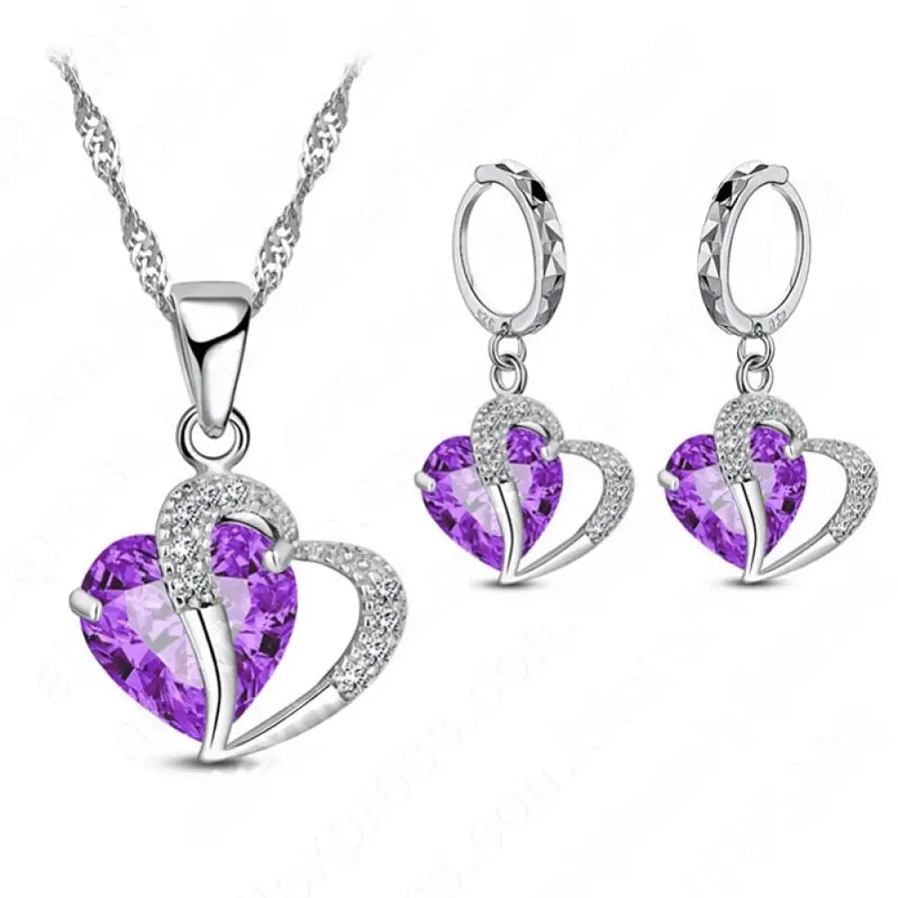 Luxury Women 925 Sterling Silver Necklace