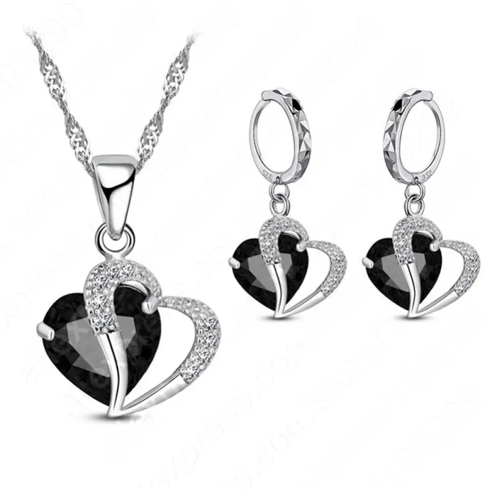 Luxury Women 925 Sterling Silver Necklace
