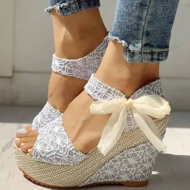 New Modern Wood High Heels Sandals
