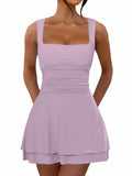 Women's Mini Dress Light Purple Size M