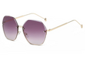 Polygonal Metal Sunglasses | Retro Luxury UV Protection