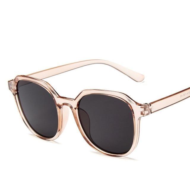 Square Vintage Sunglasses For Women With High Quality Durable Eyewear