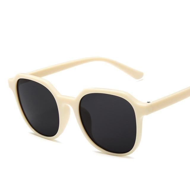 Square Vintage Sunglasses For Women With High Quality Durable Eyewear