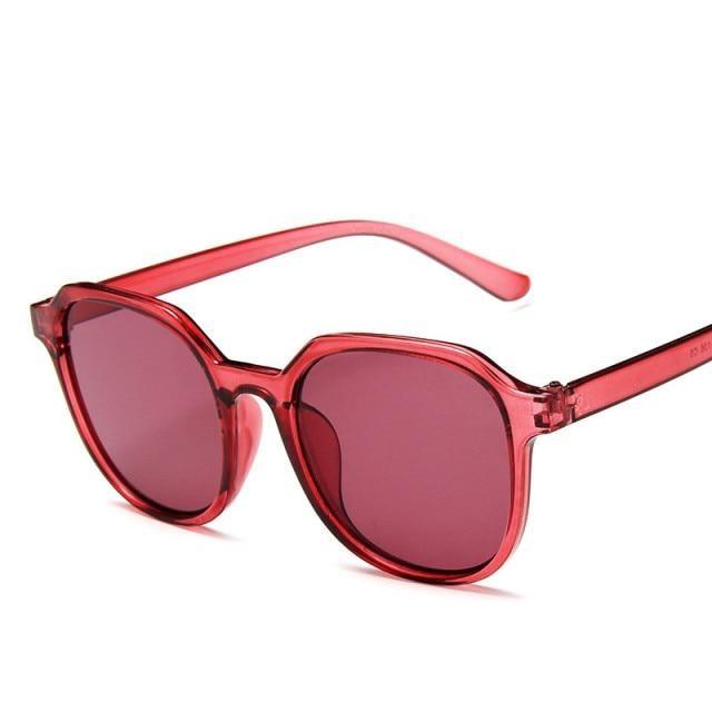 Square Vintage Sunglasses For Women With High Quality Durable Eyewear